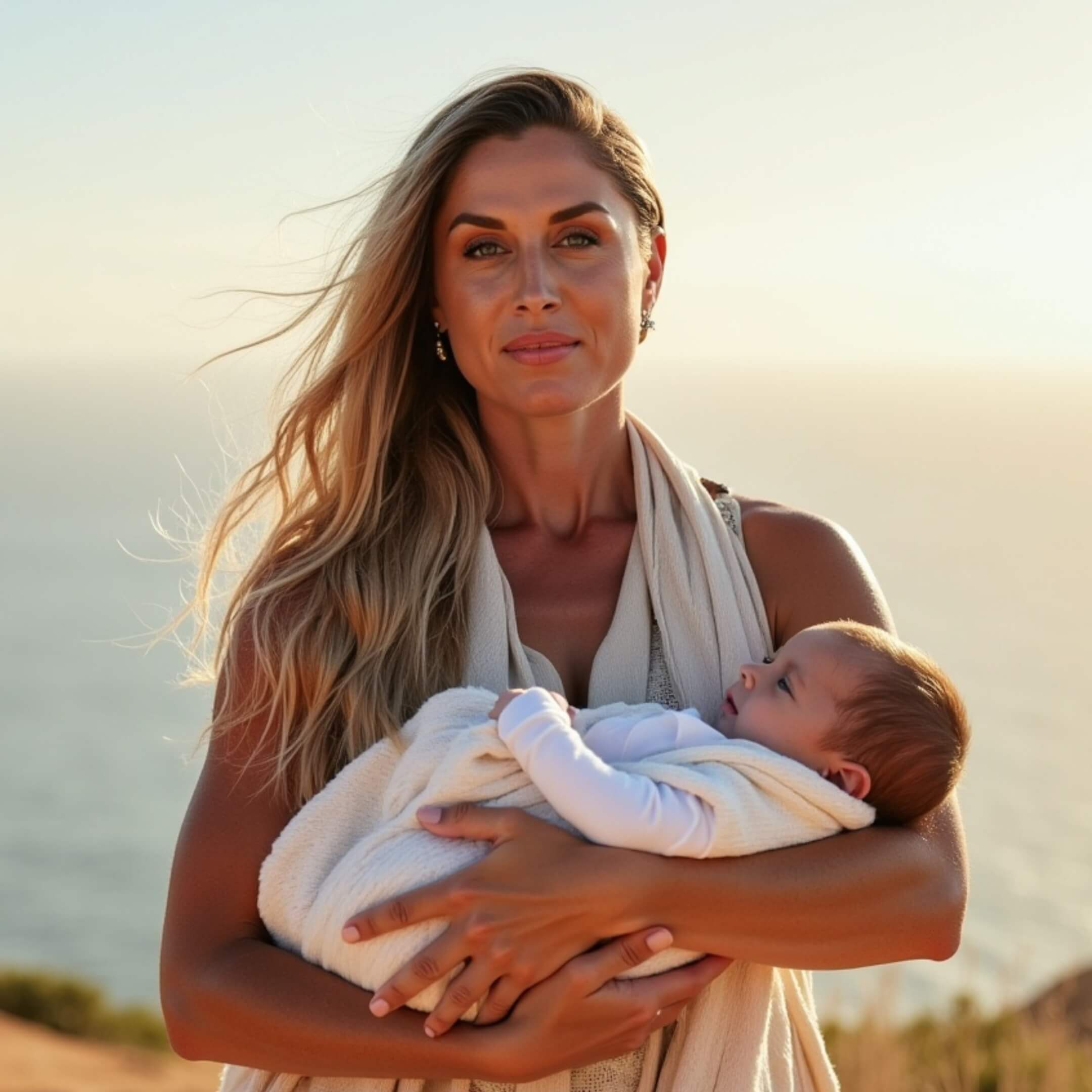 Ema Krusi, son mari Pascal et ses 3 enfants