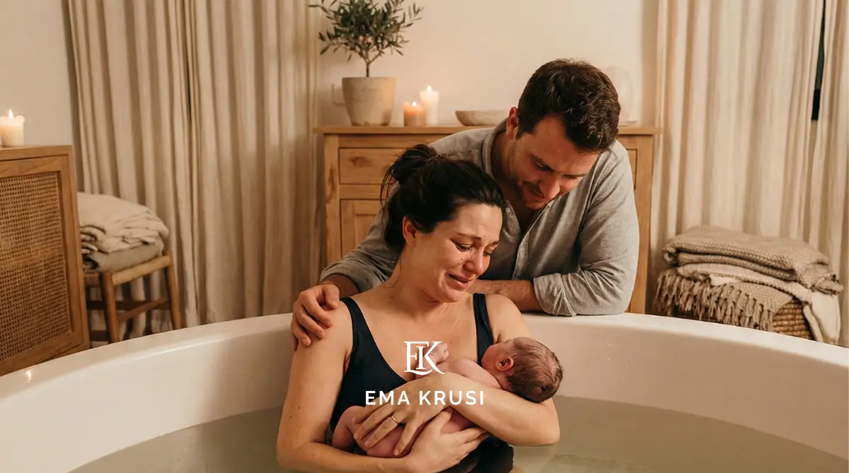 Accouchement à la maison : pourquoi Sarah n’a ressenti aucune peur