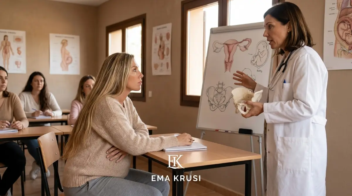 Cours de guidance à la naissance naturelle avec explications sur la physiologie de l’accouchement, le bassin et la position du bébé. Cours de guidance à la naissance naturelle avec explications sur la physiologie de l’accouchement, le bassin et la position du bébé.