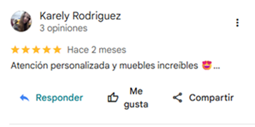 Testimonio de cliente Muebles Piccarreta 5