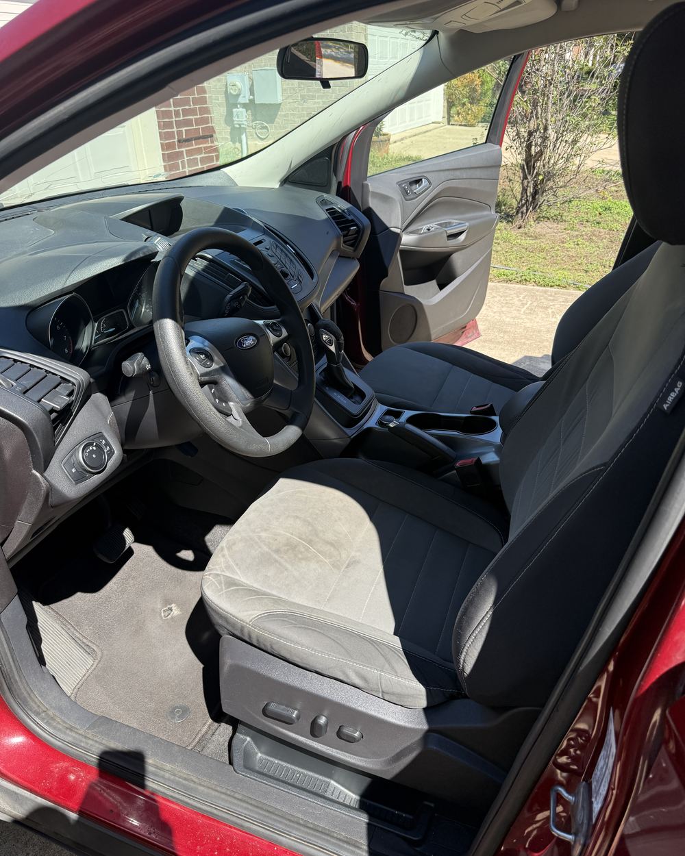 After: clean driver-side interior