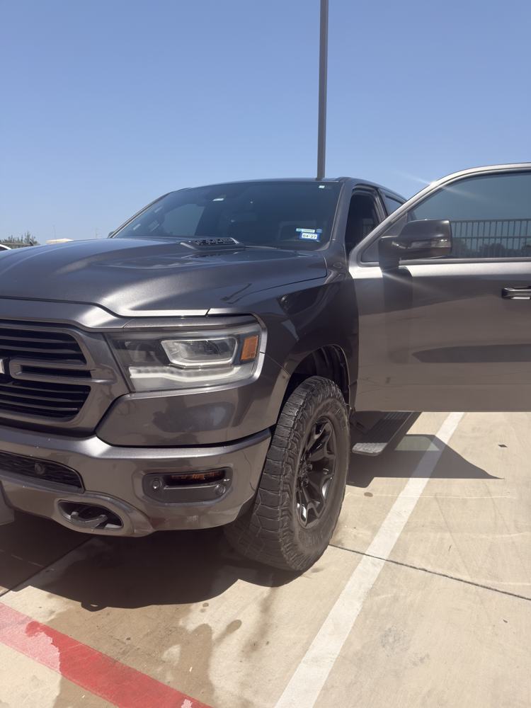 Finished pickup truck