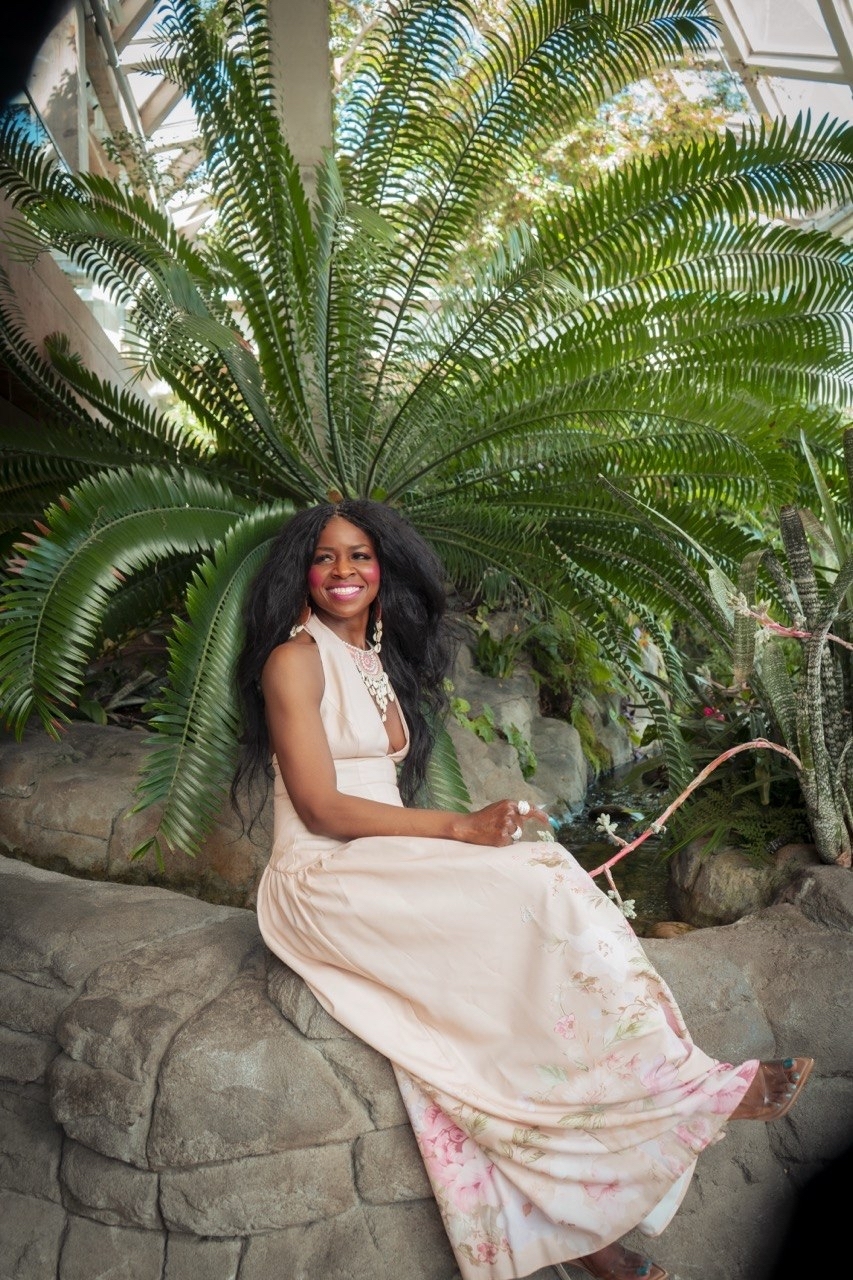 Prophetess Vicki Dillard in the sacred grove