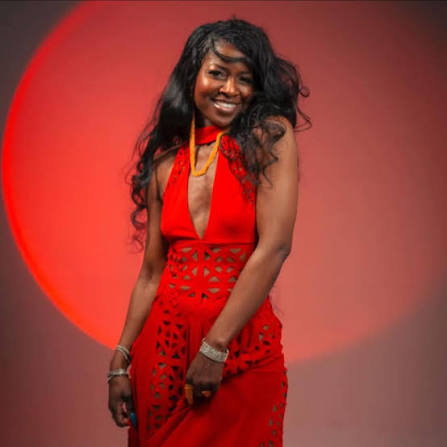 Vicki Dillard in red