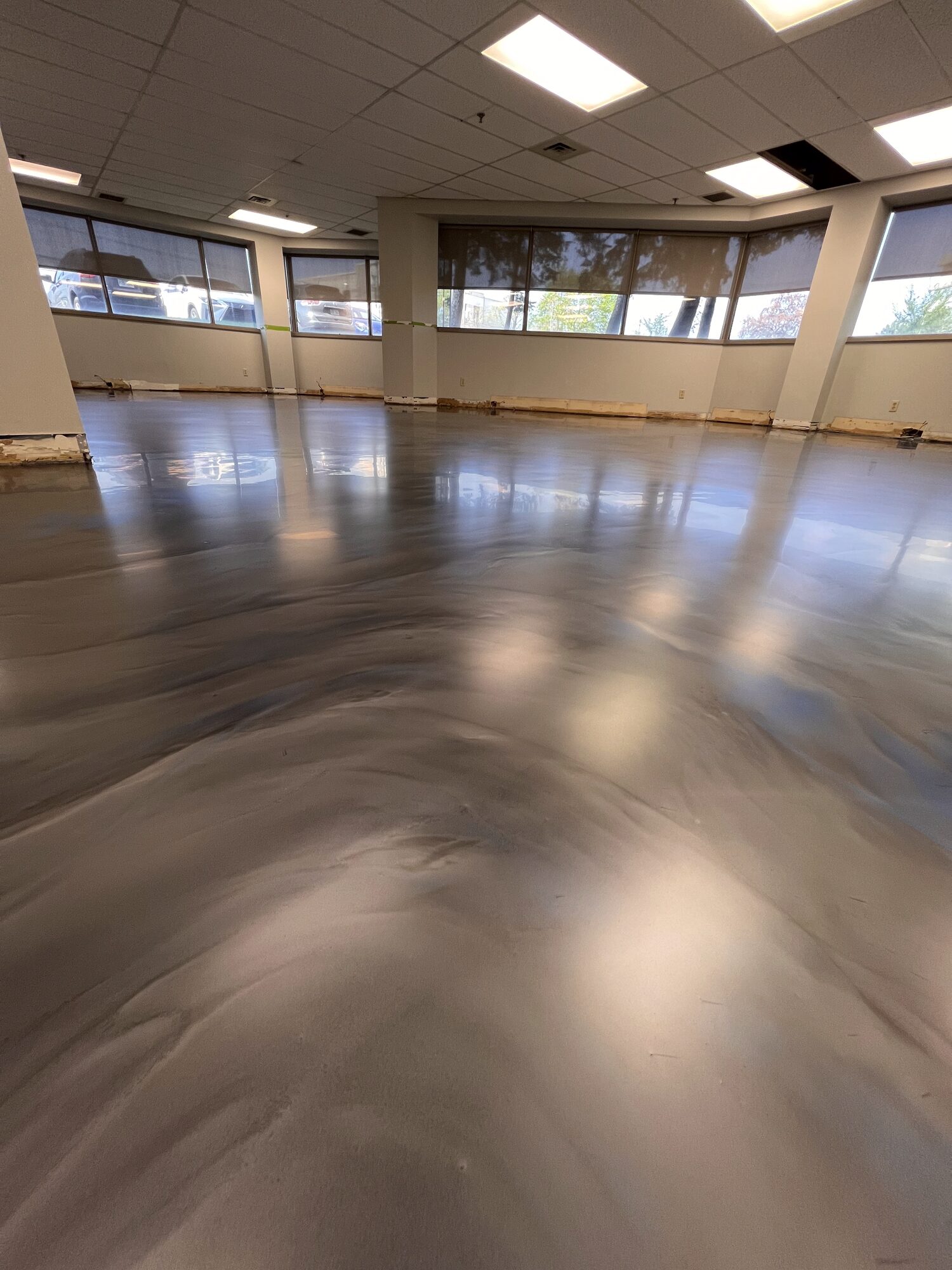 Decorative commercial floor