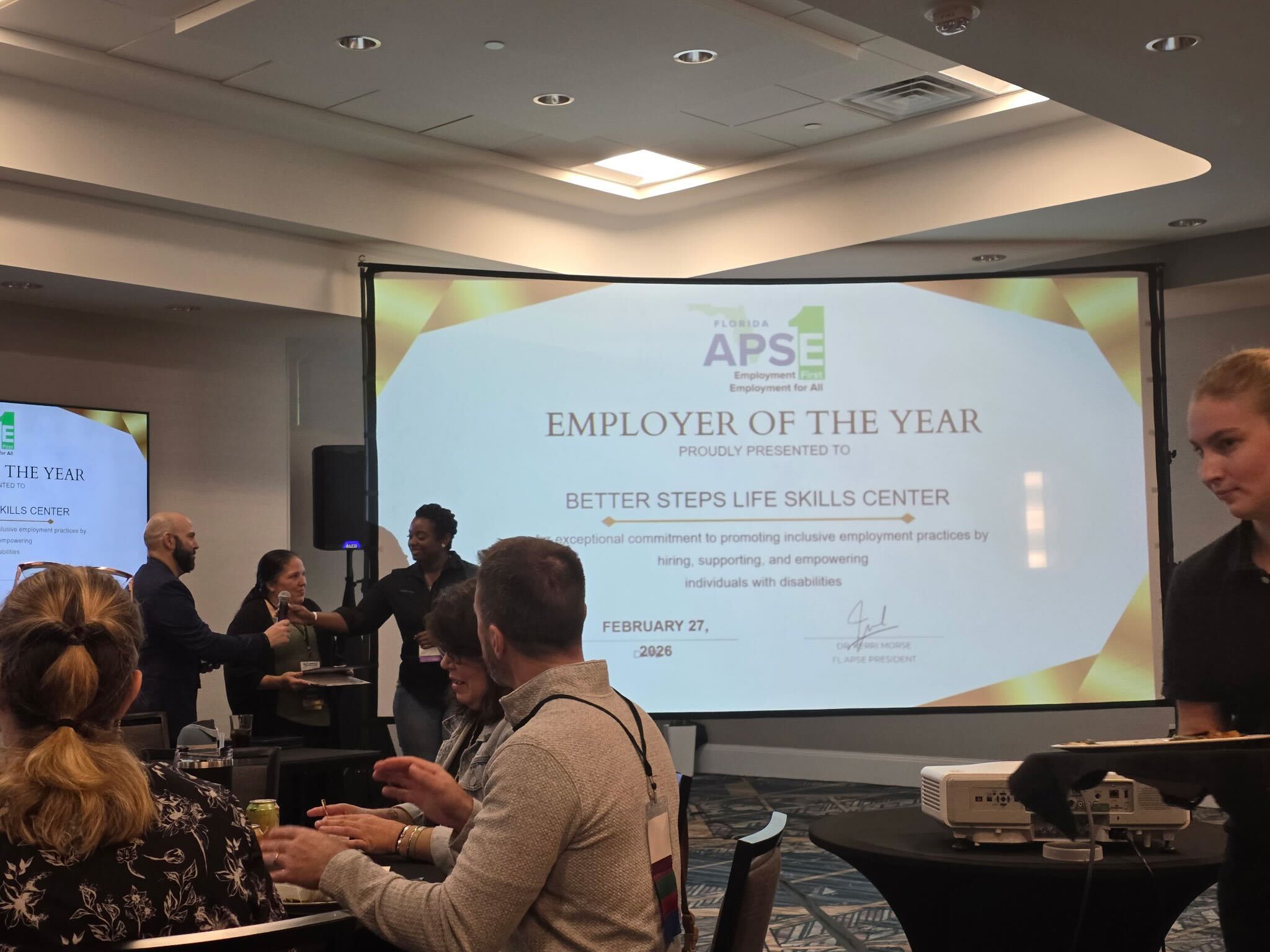 Receiving this award on February 27, 2026, at the annual Florida APSE conference