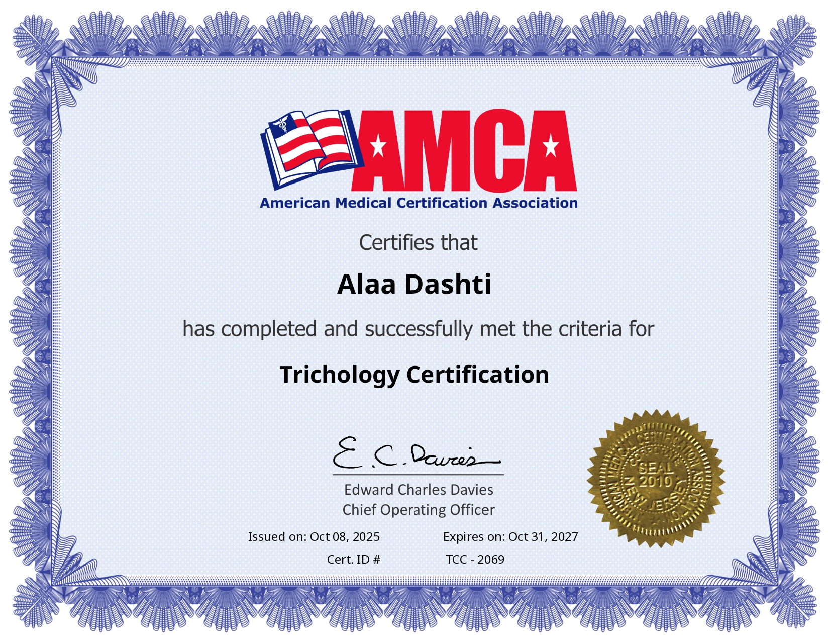 Certificate 3