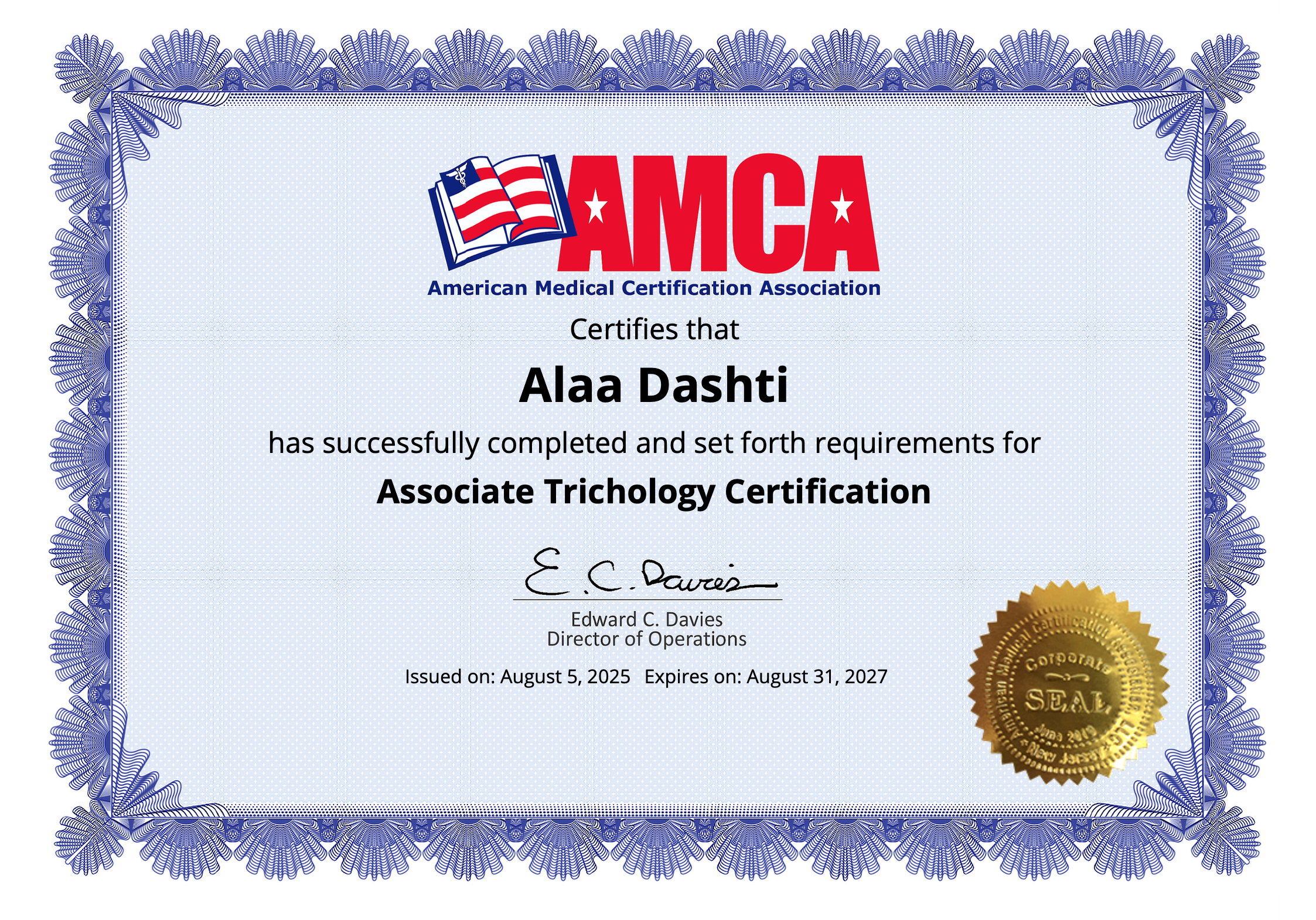 Certificate 1