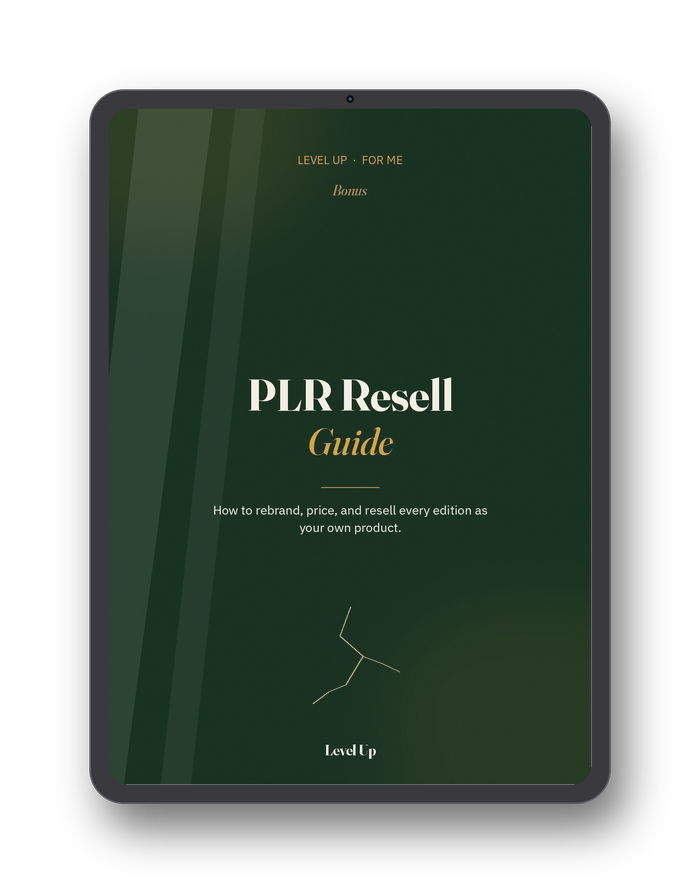 Level Up Full Edition ebook mockup