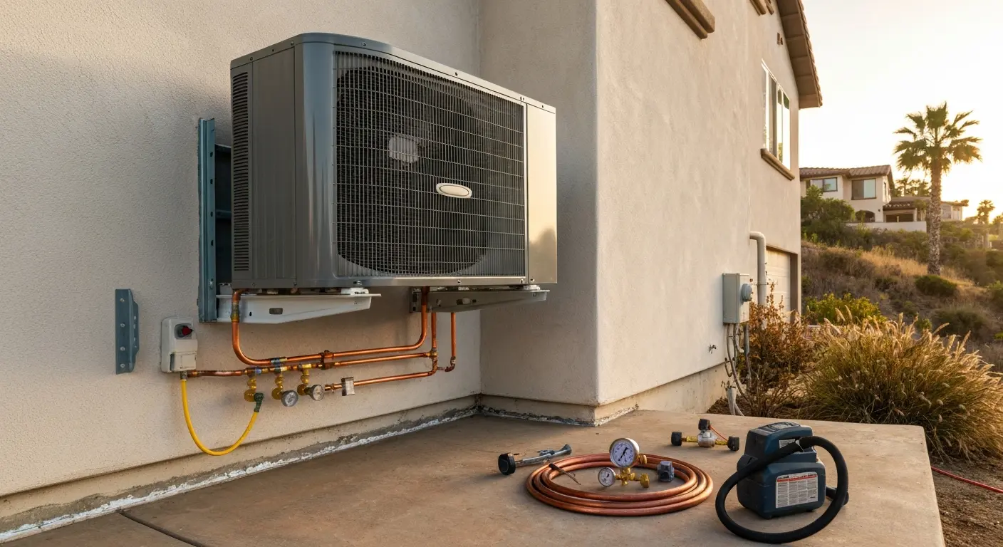 New AC unit installation