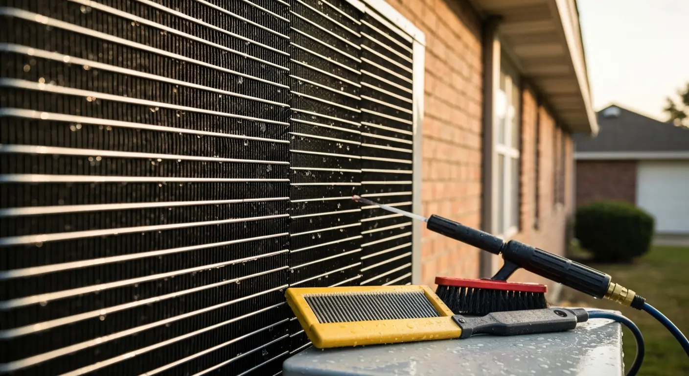 AC coil cleaning service