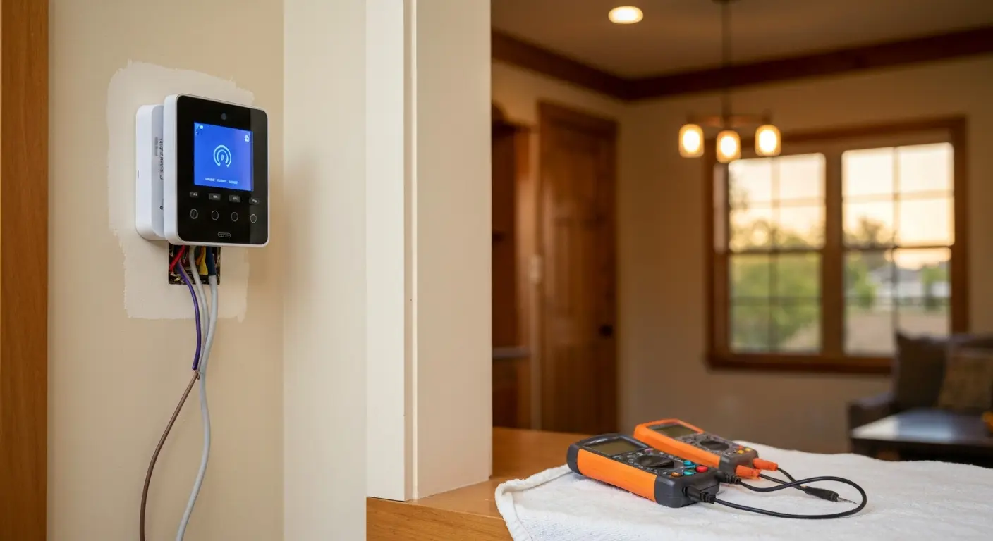 Smart thermostat installation