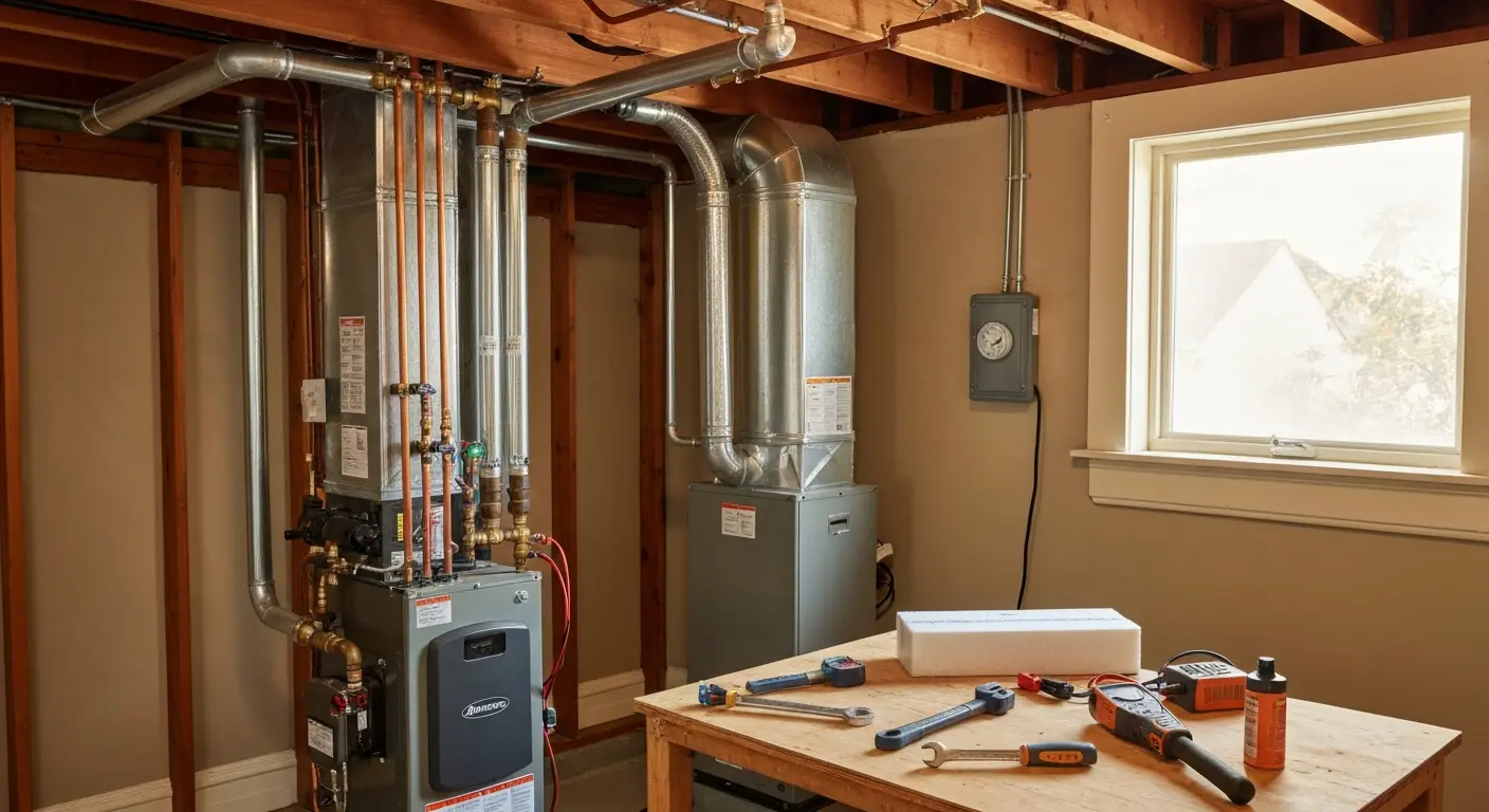 Heating system service and installation