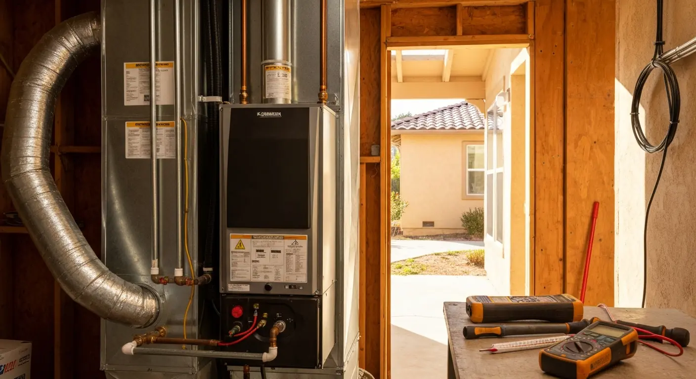 Heating contractor service Oakley