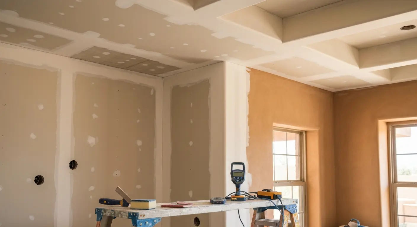 Ceiling water leak repair