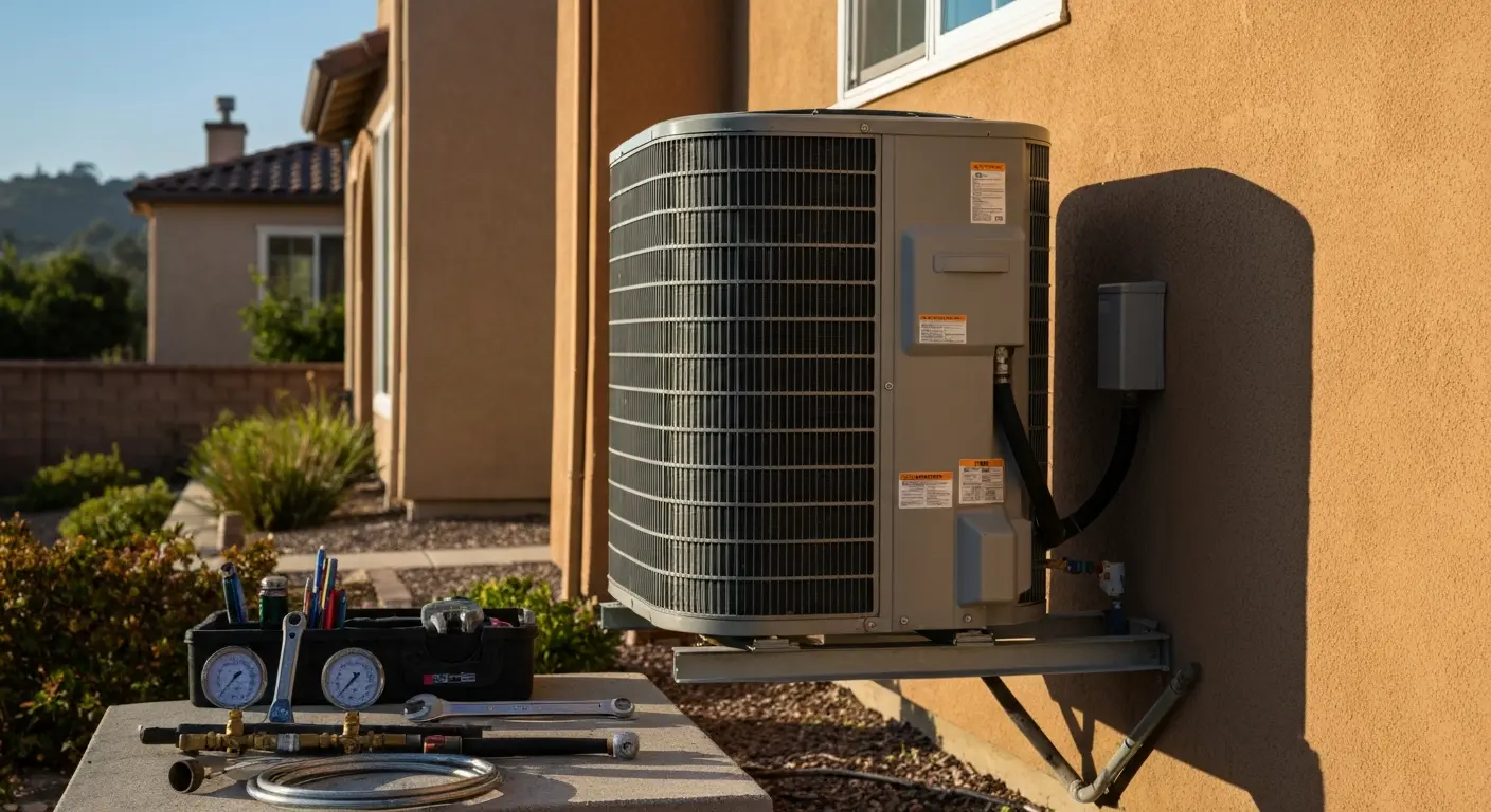 Air conditioning unit repair
