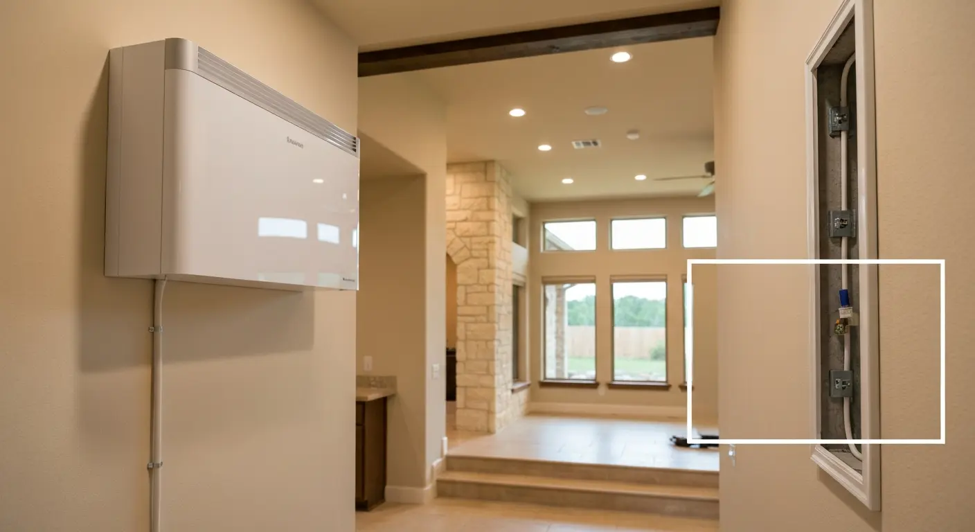 Ductless mini-split installation