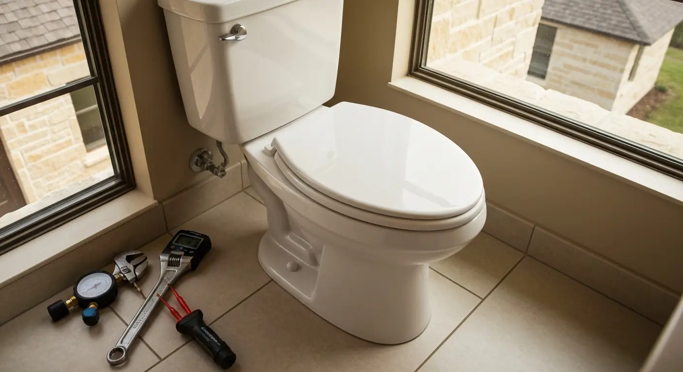 Toilet repair work