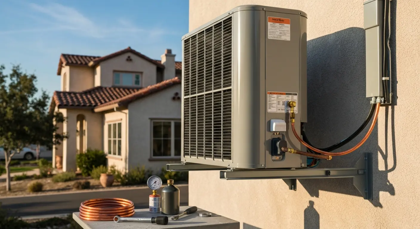 New air conditioning system installation