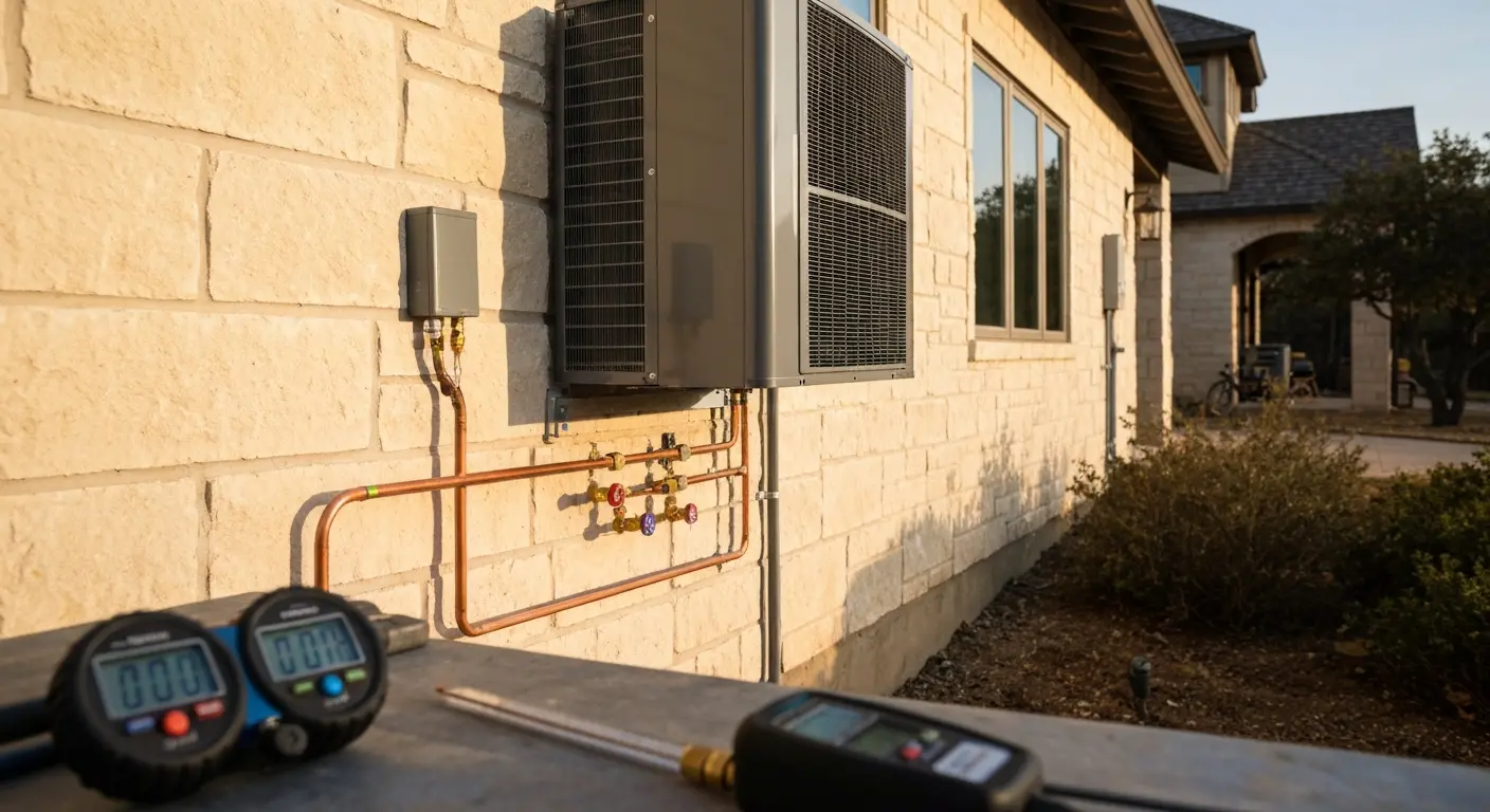 Heat pump installation