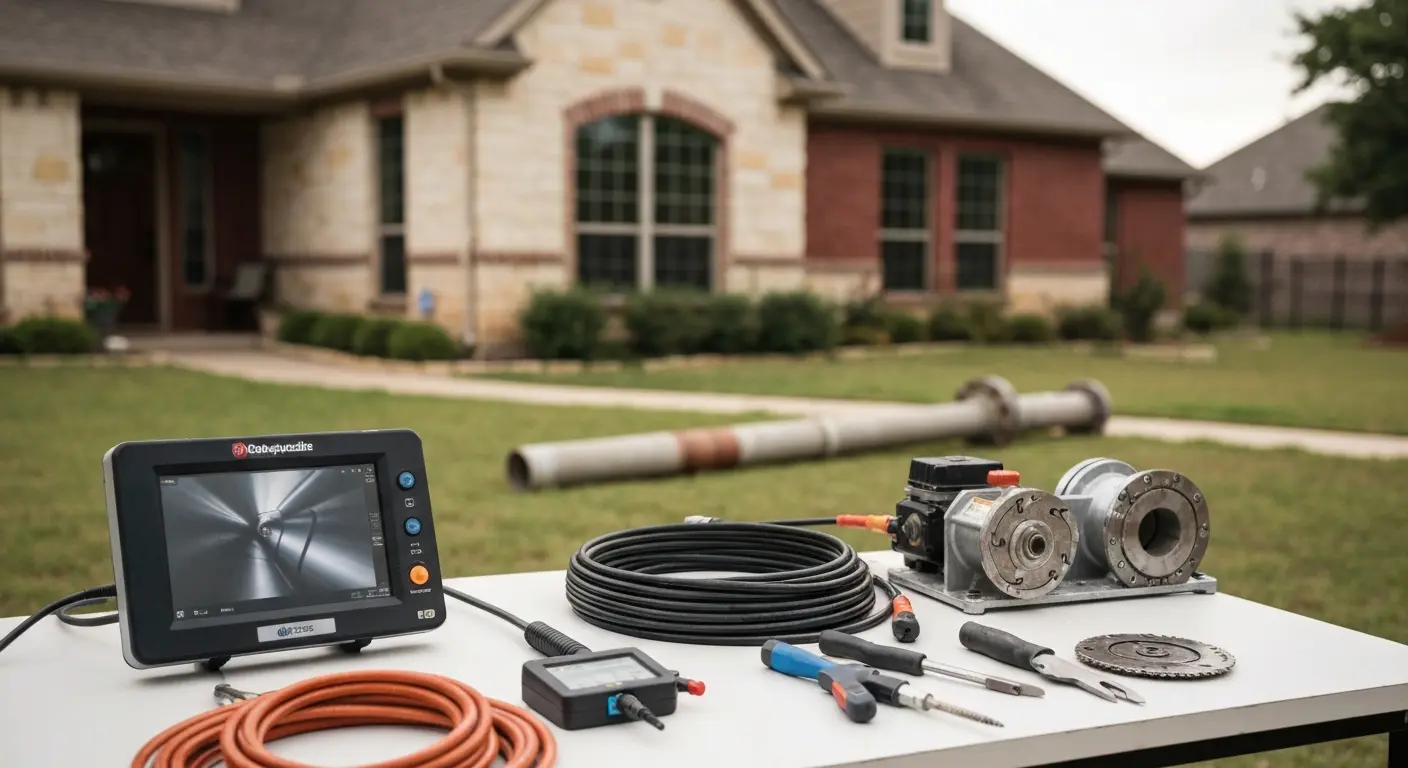 Sewer line repair equipment