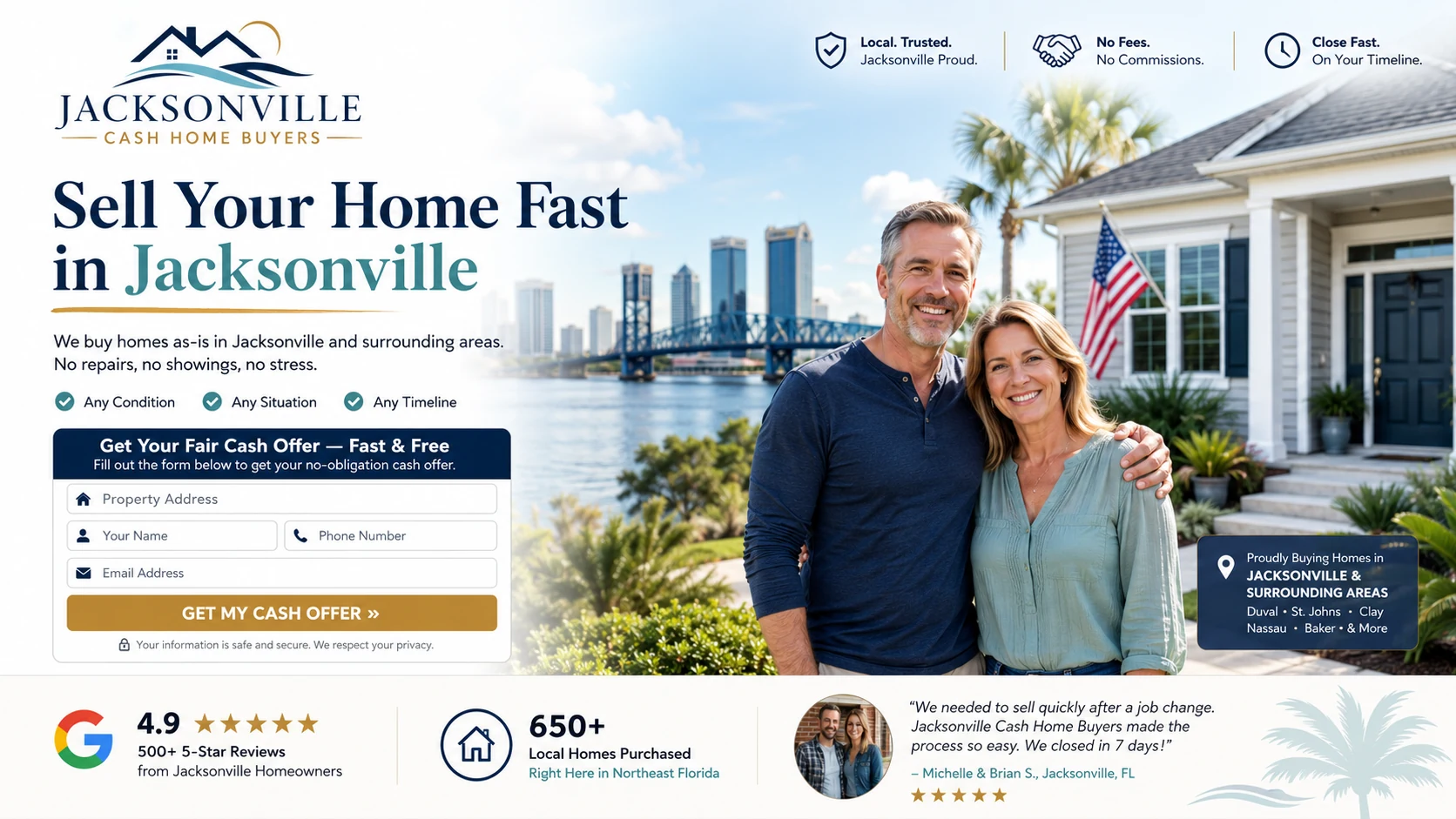 Jacksonville real estate investor lead generation website