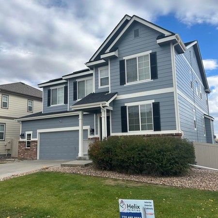 hail damaged asphalt shingle roof Parker Colorado home
