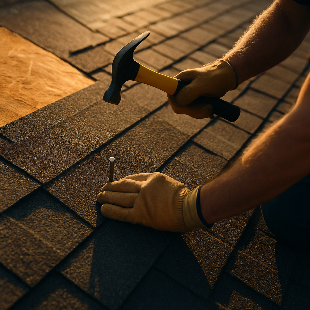 Parker Colorado residential roof replacement crew at work