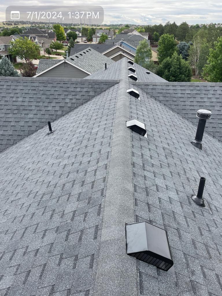 New roof after replacement by Roof Ready in Parker, CO
