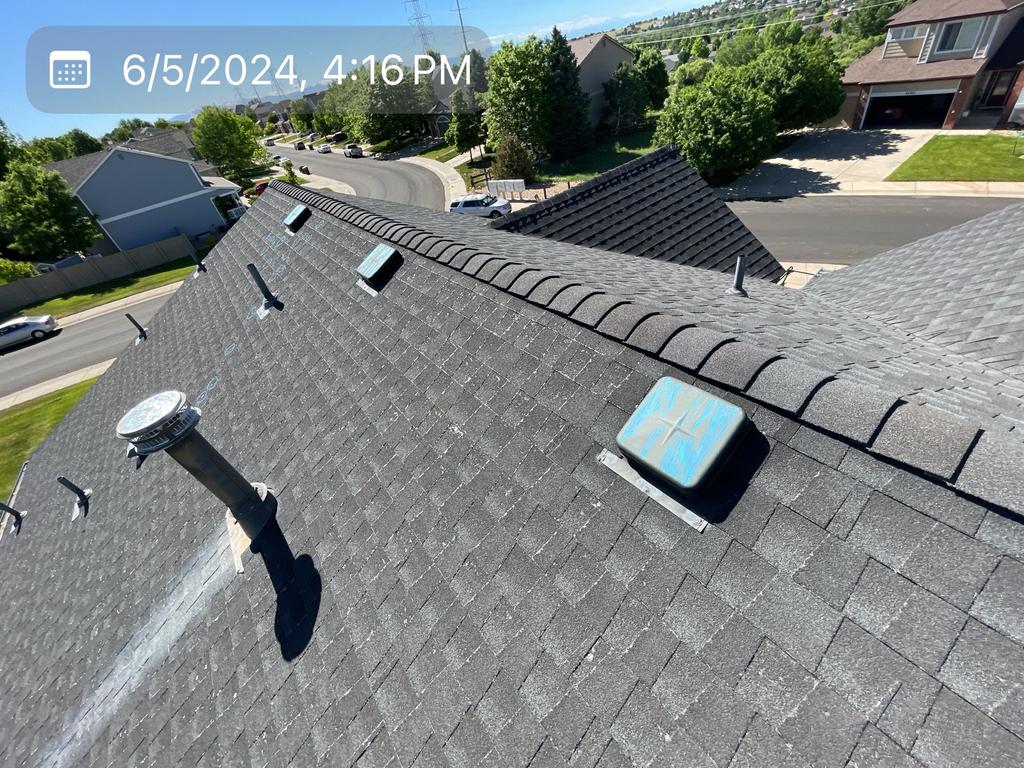 Old roof before replacement in Parker, CO