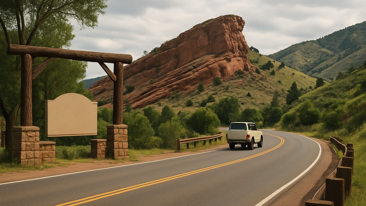 Lariat Loop Scenic Byway in Morrison, CO