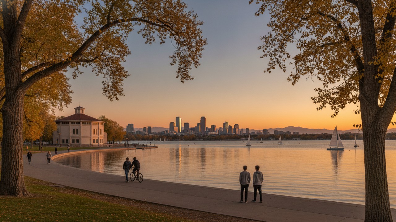 Sloan's Lake Park in Edgewater, CO
