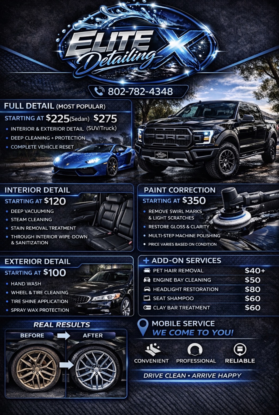 Previous client flyer example 1