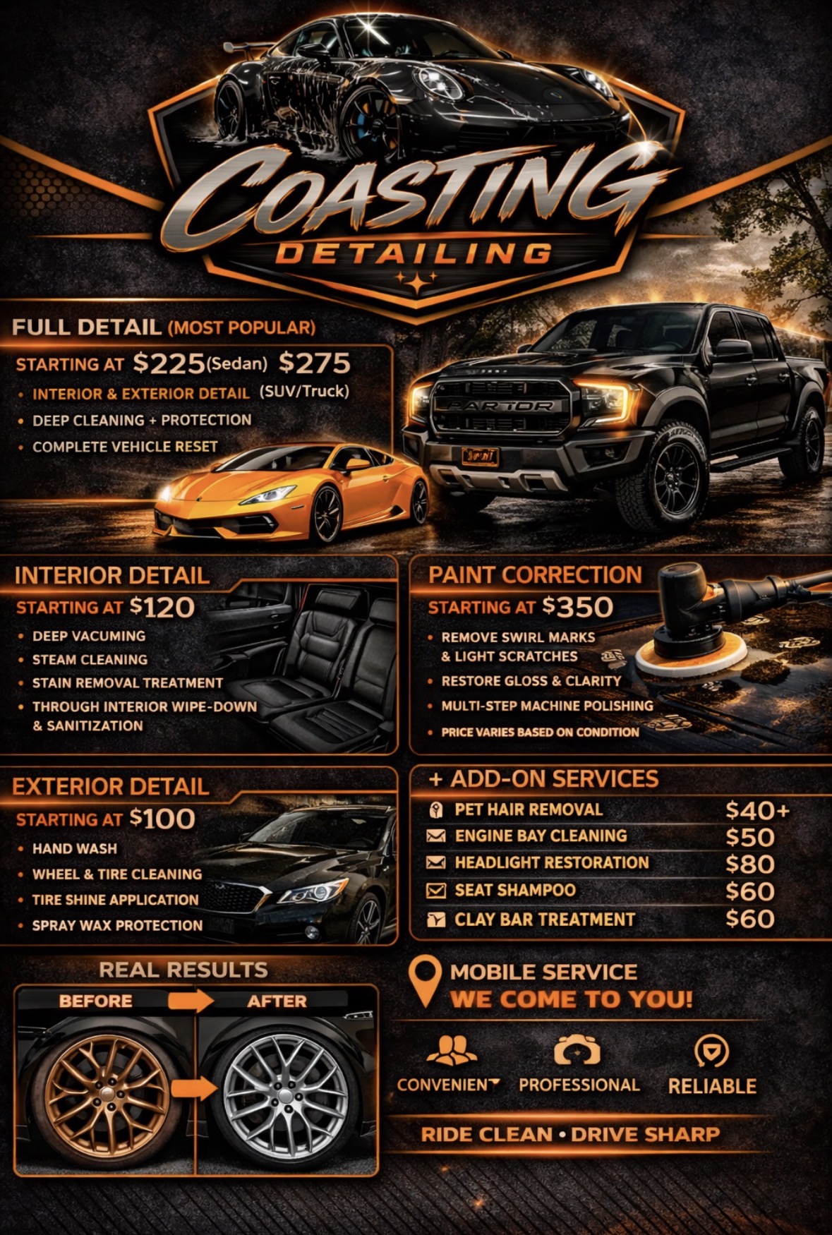 Previous client flyer example 2