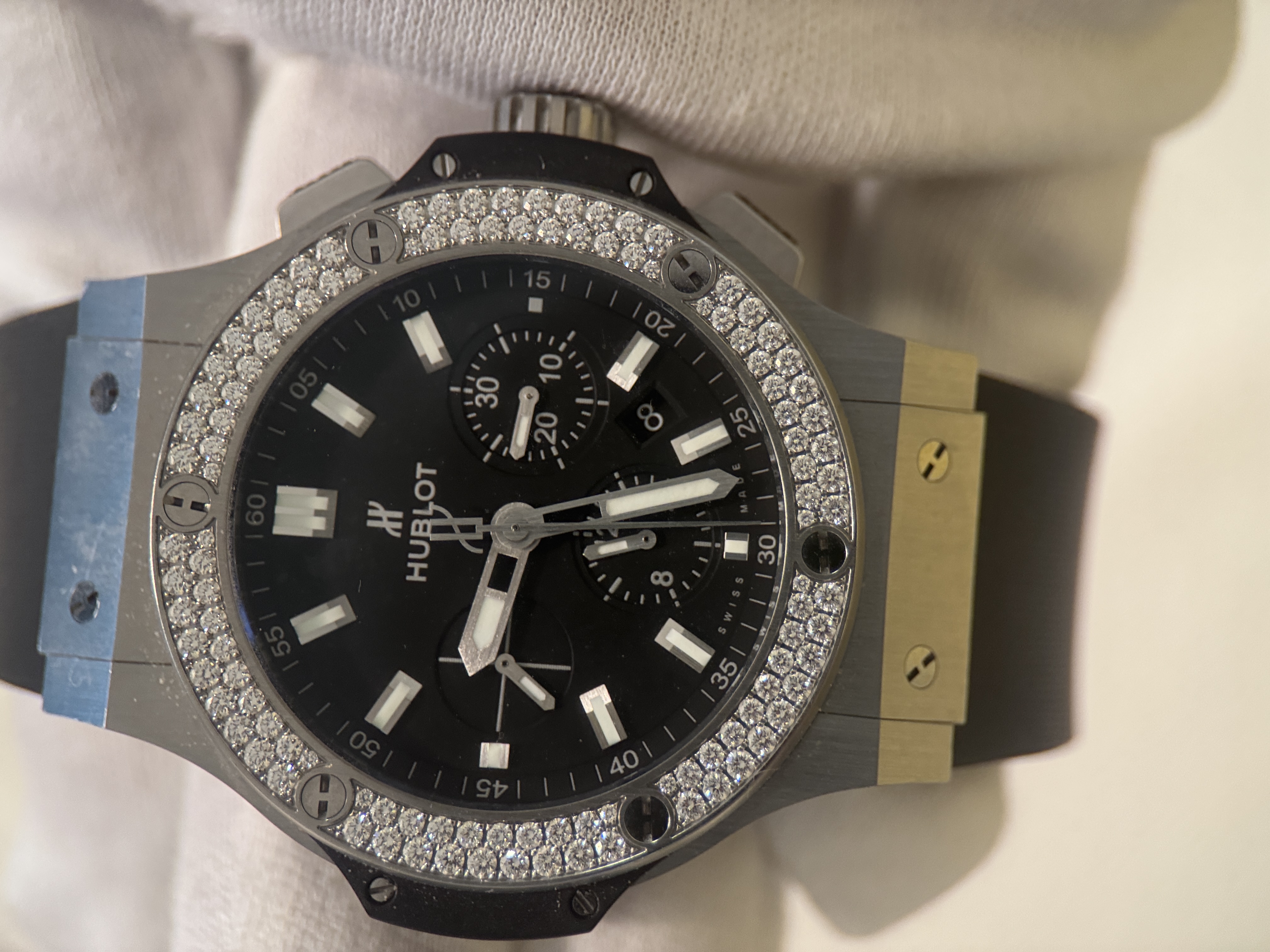2022 Hublot Big Bang Original Steel Diamonds