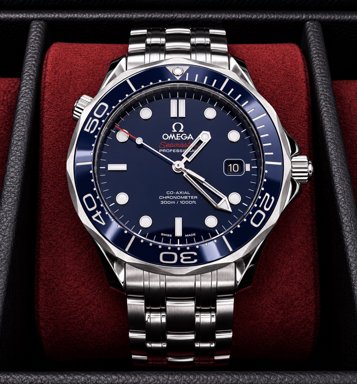 Omega Seamaster Professional 300M Blue Dial Ref. 212.30.41.20.01.001