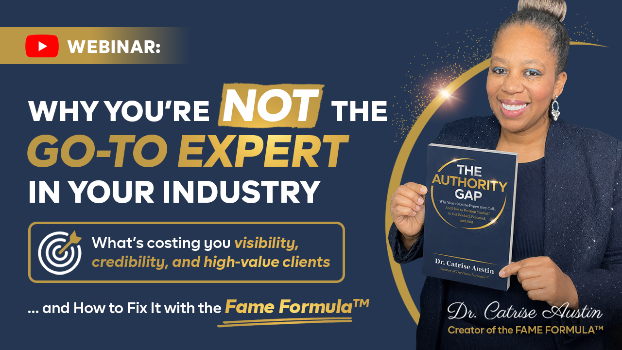 The Authority Gap webinar with Dr. Catrise Austin