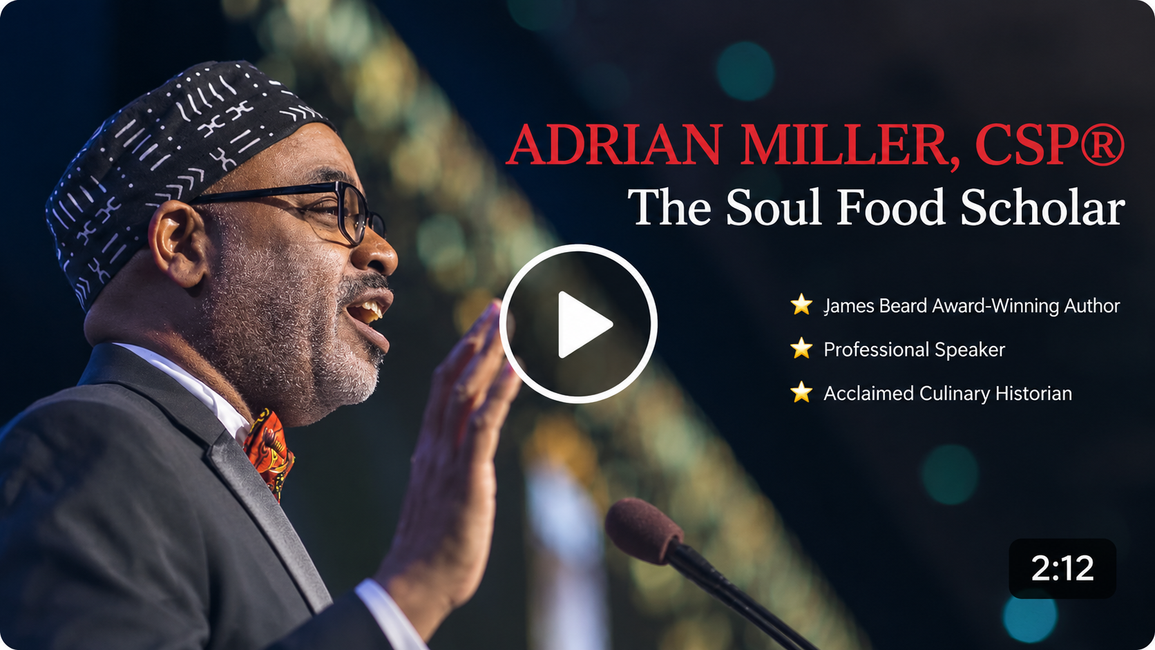 Adrian Miller — The Soul Food Scholar testimonial