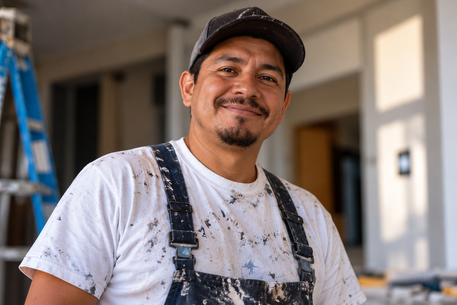Professional painter representing the people behind a local painting business