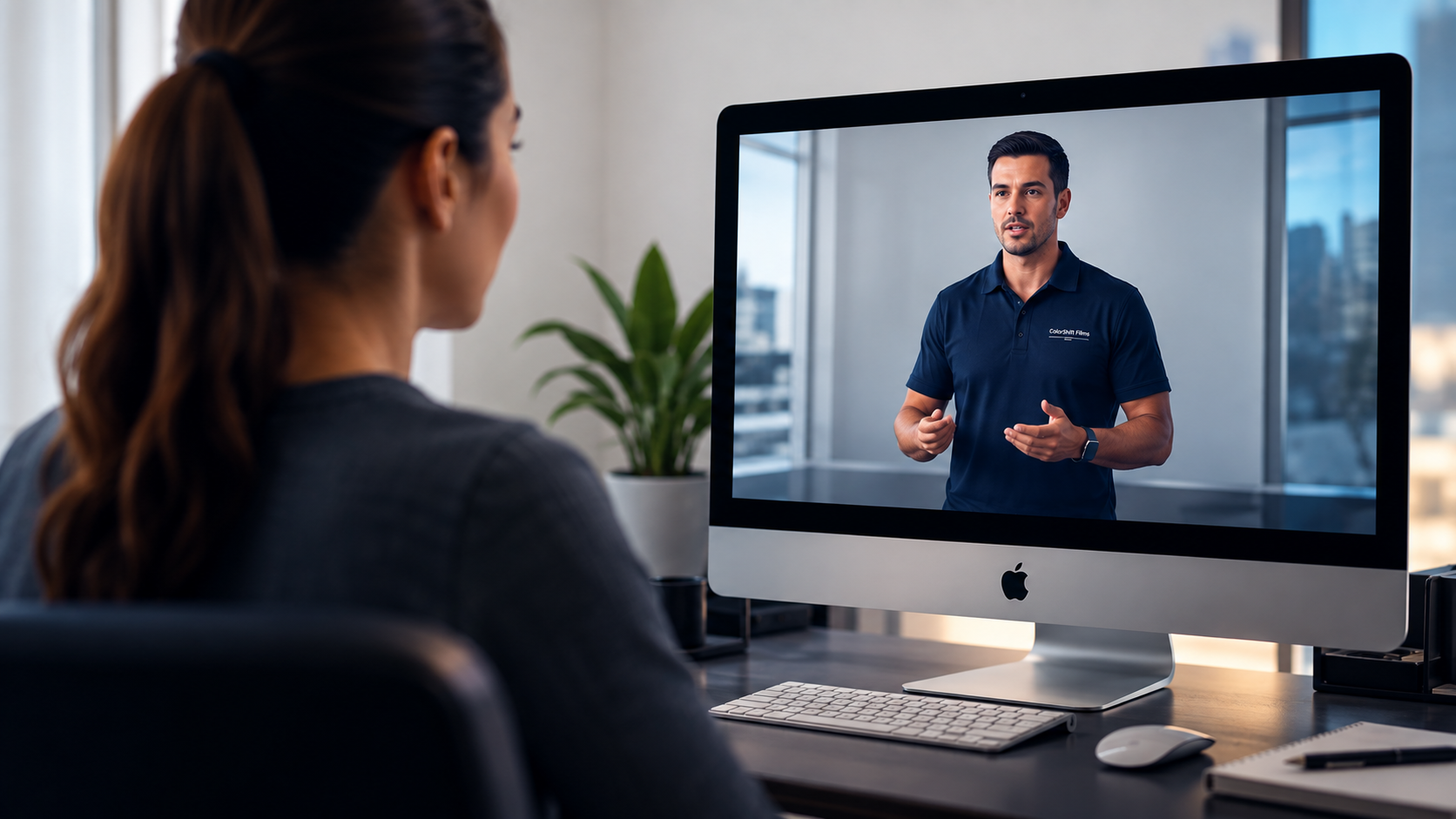 Video based business training system