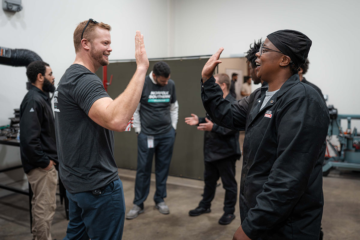 City of Refuge High Fiving