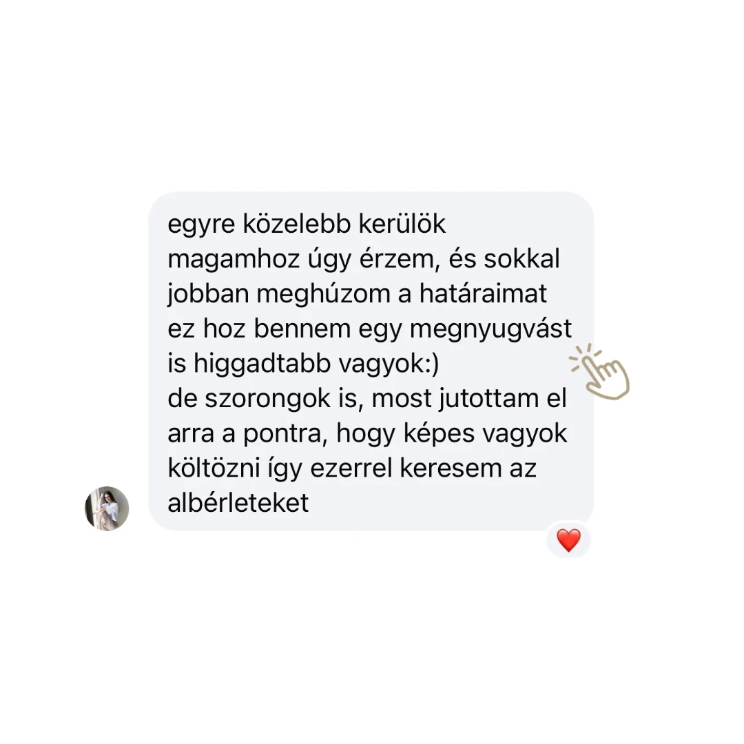 Tag visszajelzése a saját fejlődéséről és határai meghúzásáról