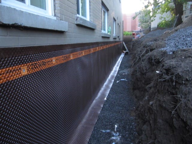 Imperméabilisation de fondation