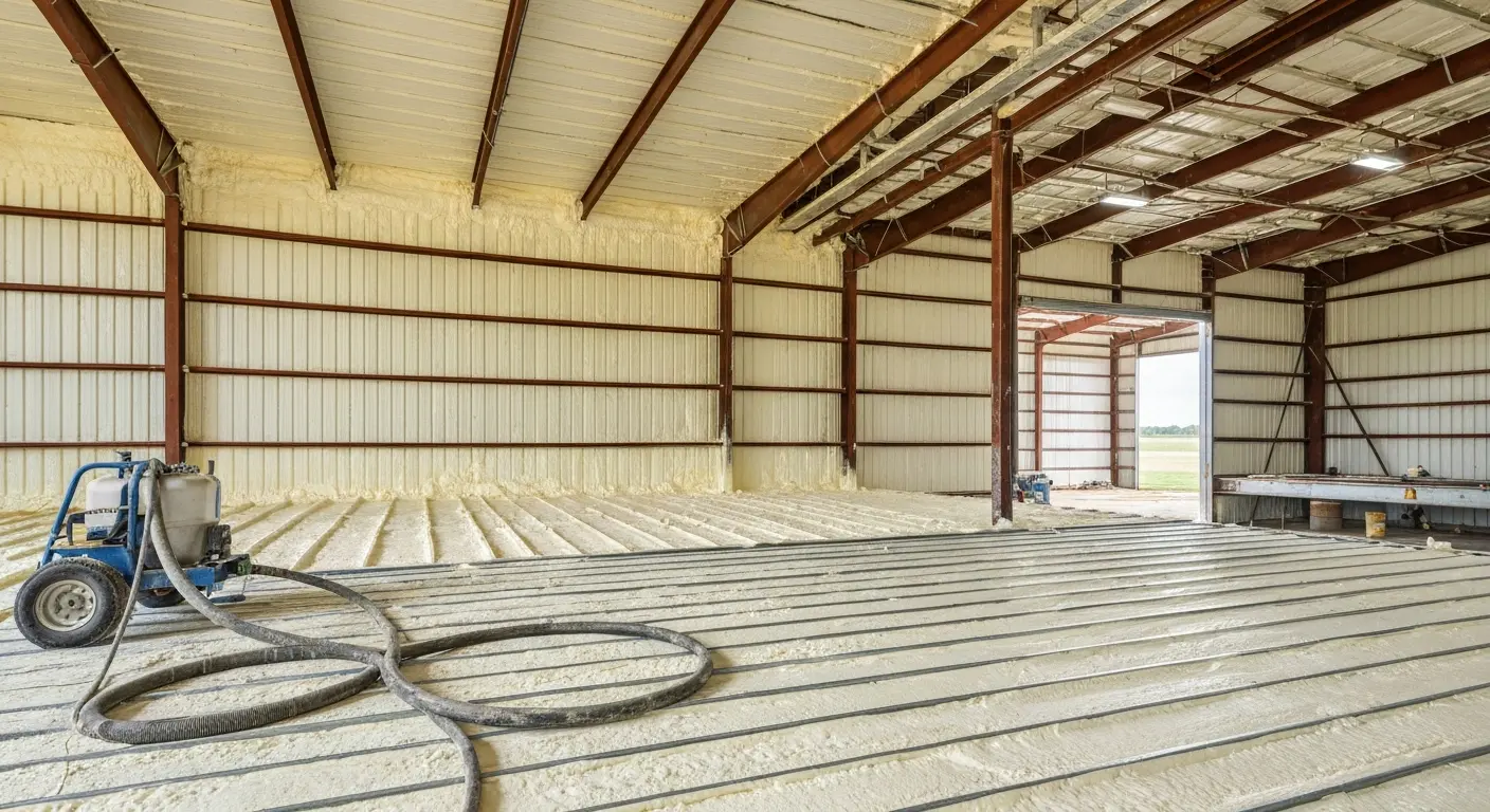 Commercial foam application