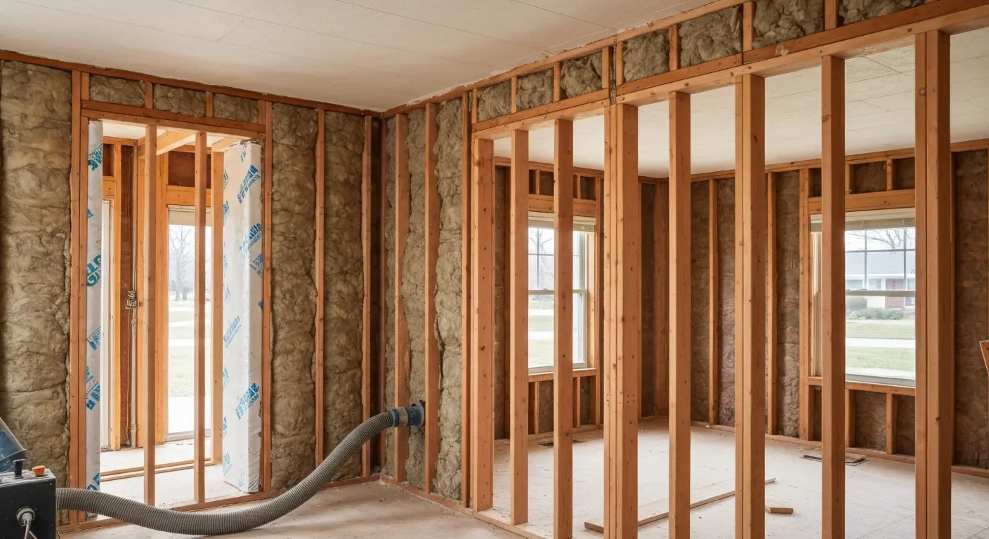 Cellulose insulation blowing