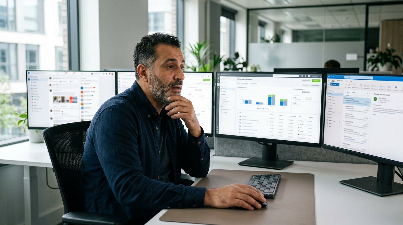 MSP owner juggling multiple client acquisition channels at once