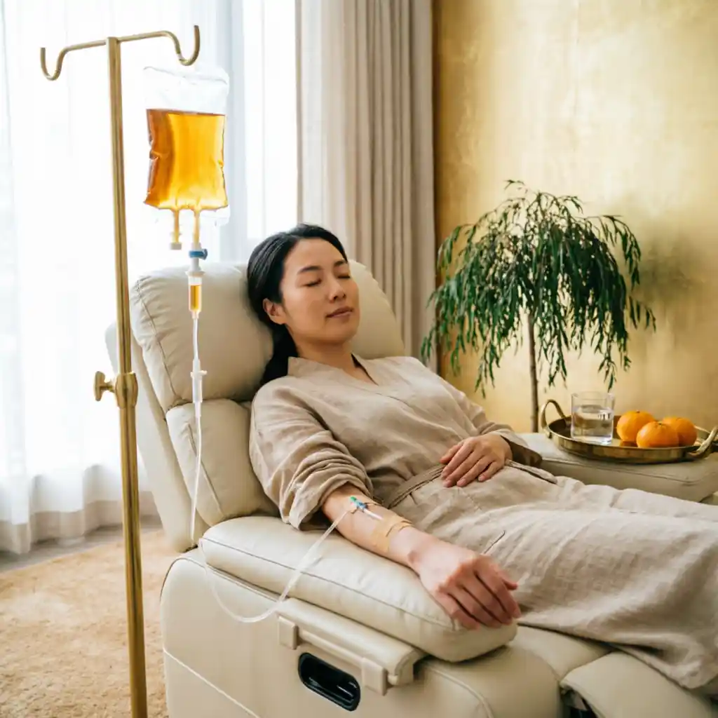 IV Vitamin Therapy Treatment at DermaLux Aesthetics