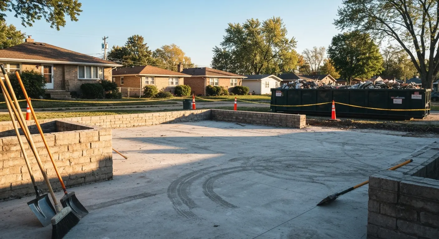 Construction debris removal