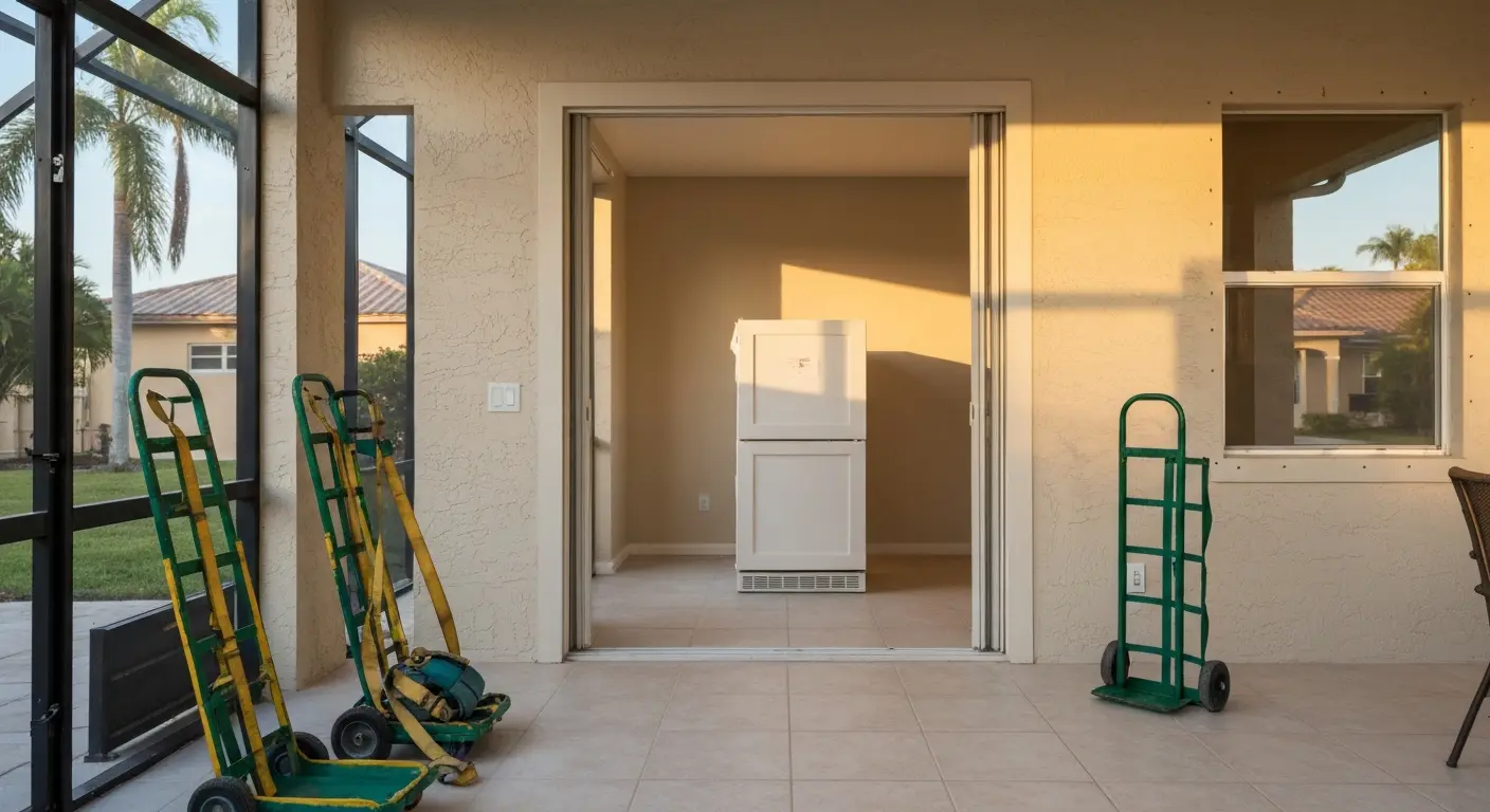 Delivery and haul away service