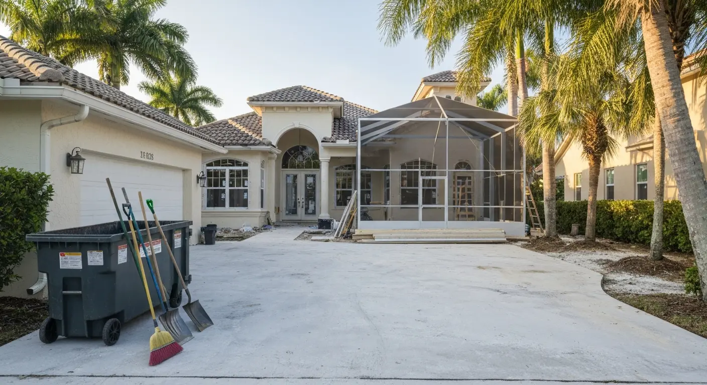 Construction debris removal